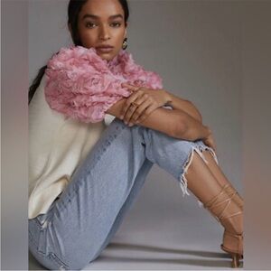 Anthropologie Cream Sweater